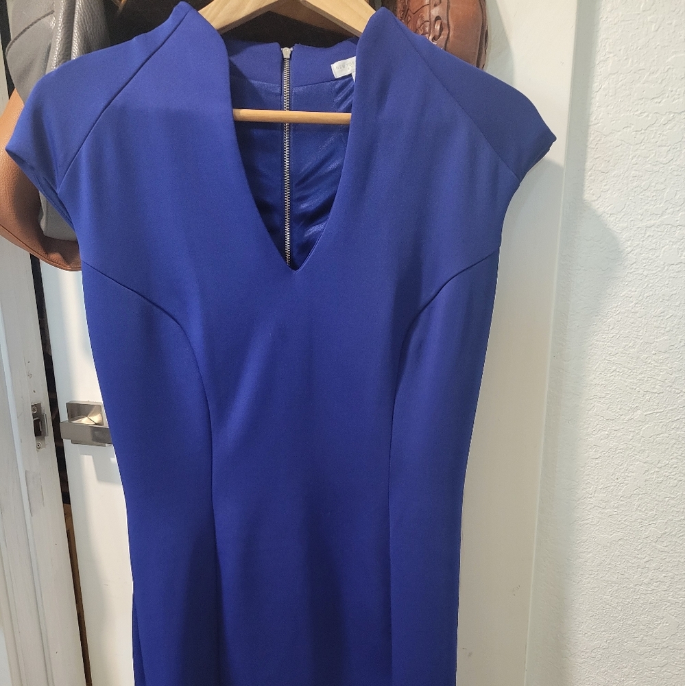 Elegant Blue Women's Dress